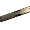 Complete assembled rear serrated nitride barrel Glock 26 slide with std sights