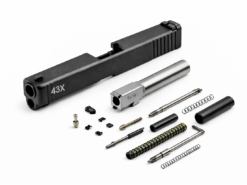 Personalized Glock 43/43X slide kit with threaded barrel