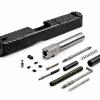 Complete Glock 19 slide kit components and setup