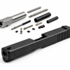 Diamond‑serrated RMR slide kit for Glock 19 Gen 3 with optic‑ready cut and enhanced machining