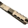complete tungsten lfa raptor rmr slide with angled serrations and tall sights