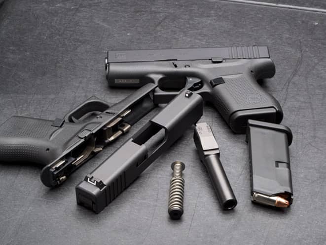 Assembled Glock Slides