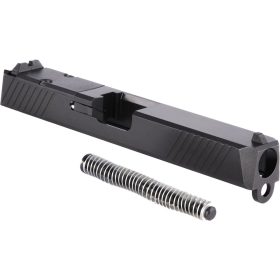 assembled dlc rmr slide for glock 17 gen 3 black diamond like carbon direct mount rmr cut
