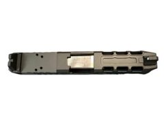complete black lfa raptor rmr slide with angled serrations and tall sights