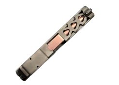 matrix arms arrow g19 rmr slide rose gold barrel tall sights black dlc assembled