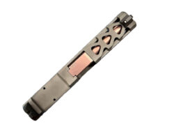 matrix arms arrow g19 rmr slide rose gold barrel tall sights black dlc assembled