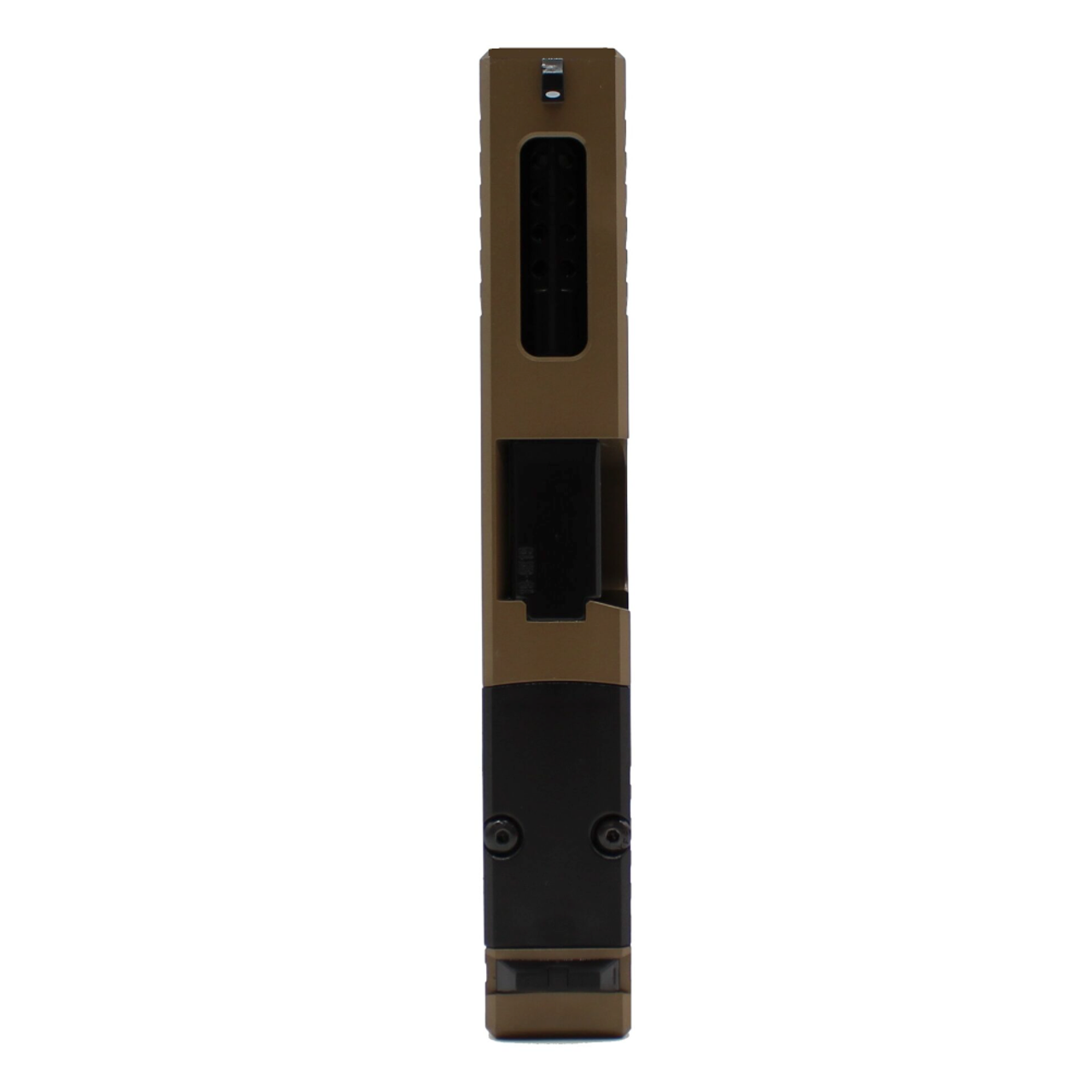 complete fde window slide glock 19 mounted on frame