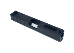 dlc window slide glock 17 gen 3 black assembled choose threaded or flush barrel