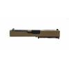 top view complete fde window slide glock 19 rmr cover plate