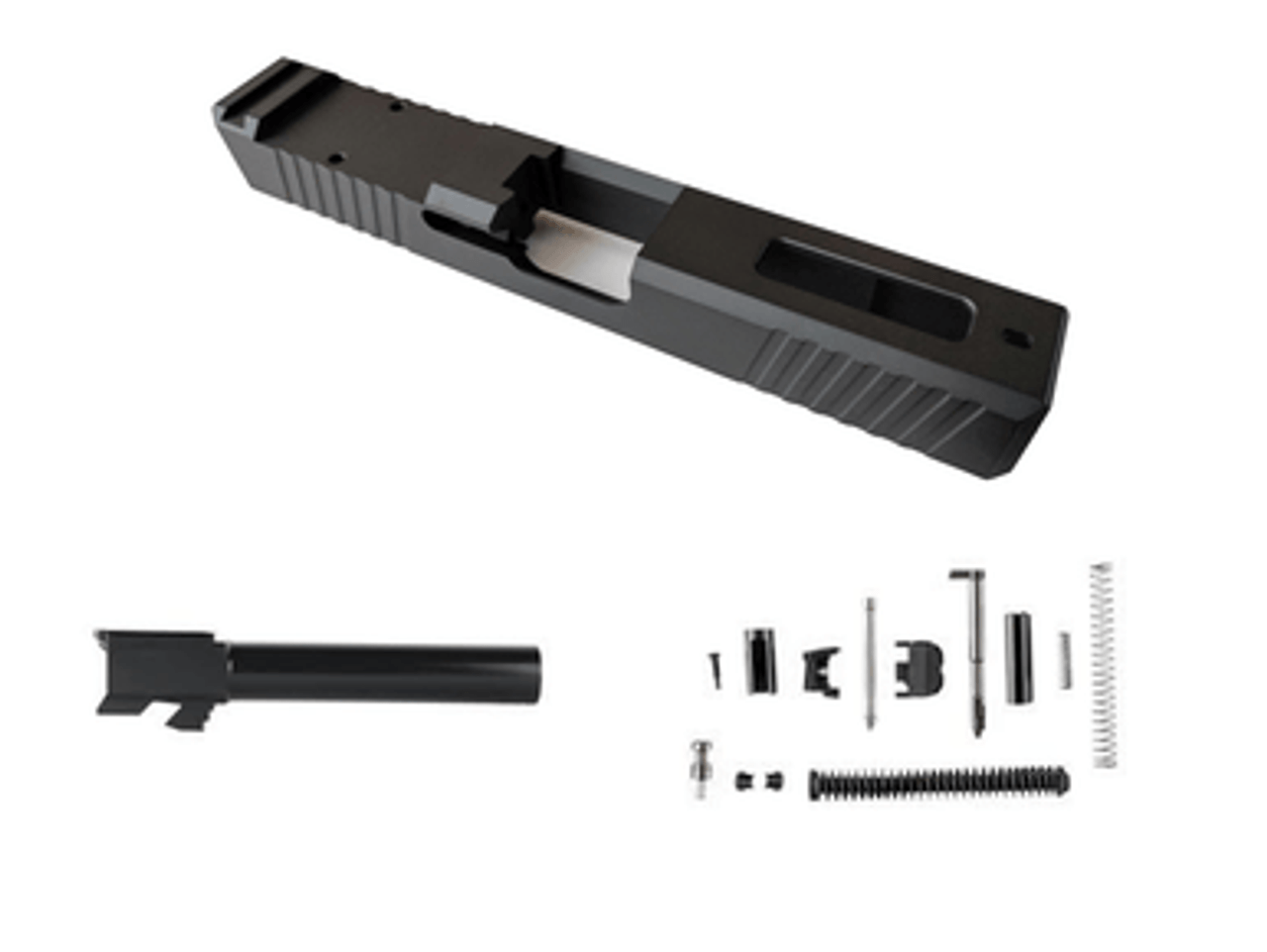 build your own windowed ported slide kit glock 19 on frame