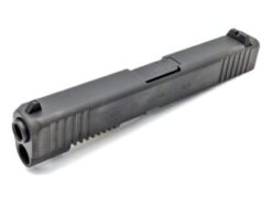 Glock 48 MOS OEM Slide with black finish and optic-ready MOS cut