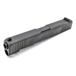 Glock 48 MOS OEM Slide with black finish and optic-ready MOS cut