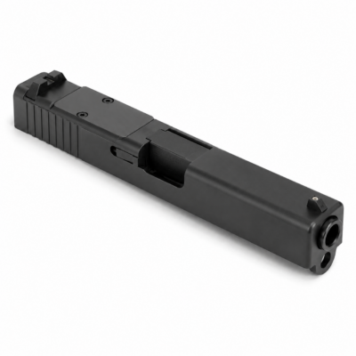 Glock 17 Gen 3 MOS OEM Slide with black finish and MOS optic cut